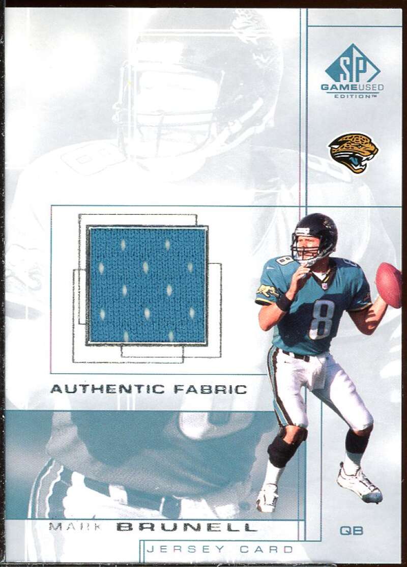 Mark Brunell Card 2001 SP Game Used Edition Authentic Fabric #MB Image 1