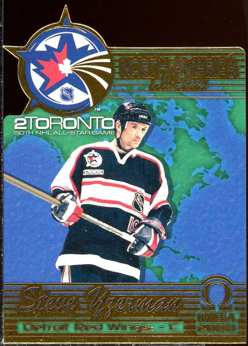 Steve Yzerman Card 1999-00 Pacific Omega North American All-Stars #6 Image 1