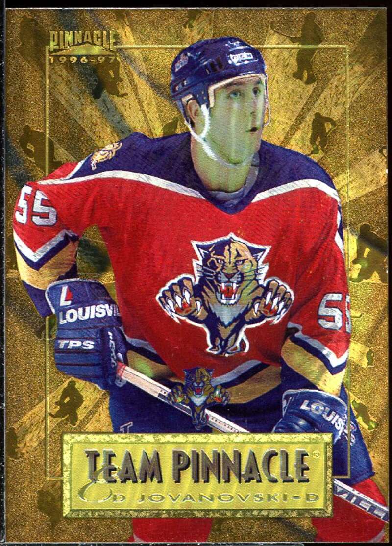 Ed Jovanovski/Paul Coffey Card 1996-97 Pinnacle Team Pinnacle #7 Image 1