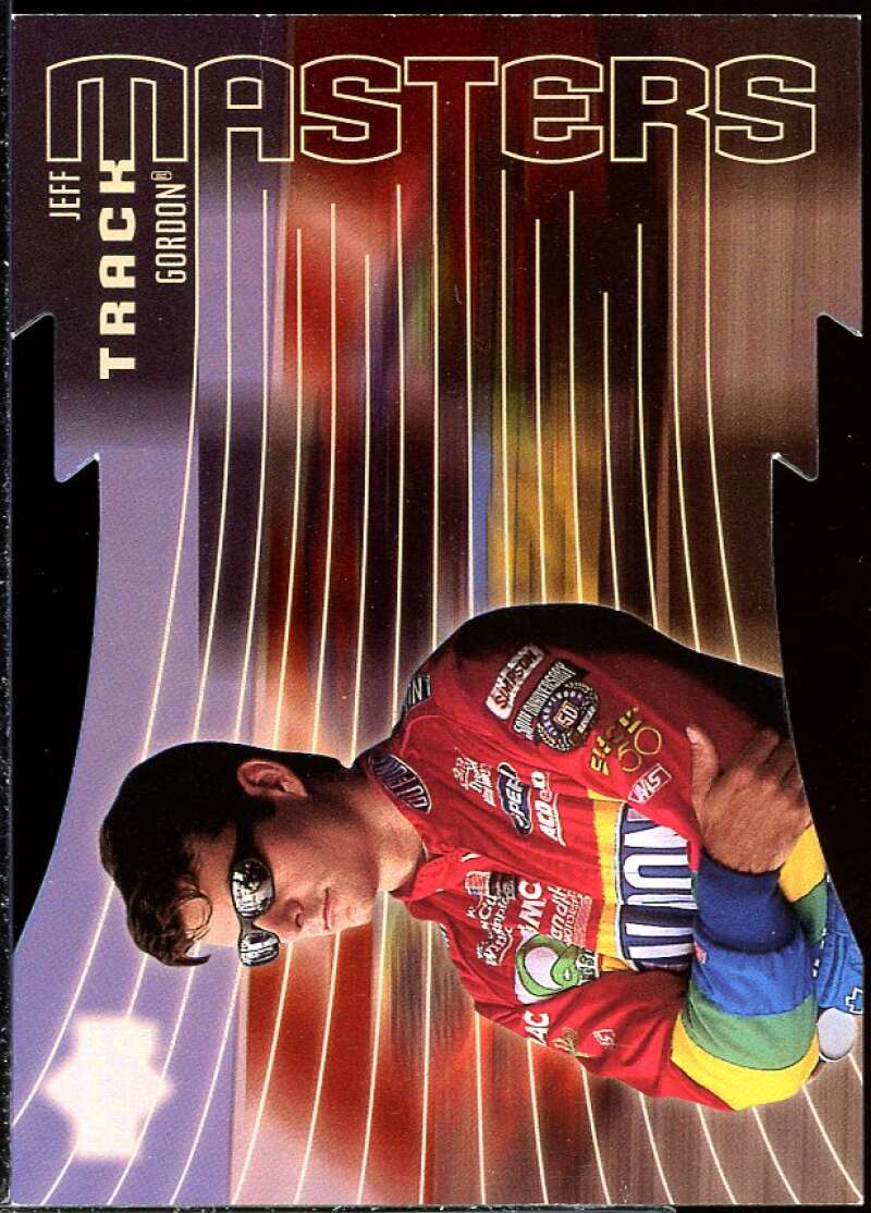 Jeff Gordon Card 1999 Upper Deck Victory Circle Track Masters #TM1 Image 1