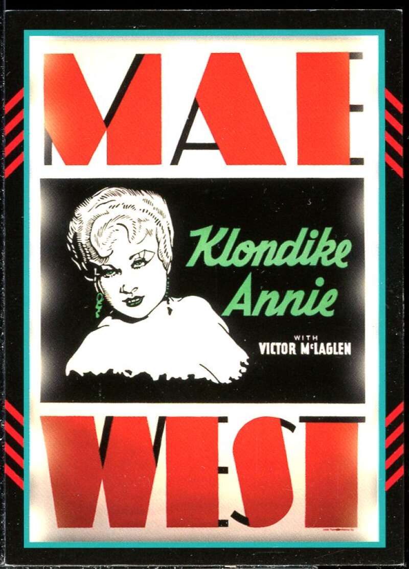 Mae West Card 2011 Americana Movie Posters Materials #11 Image 2