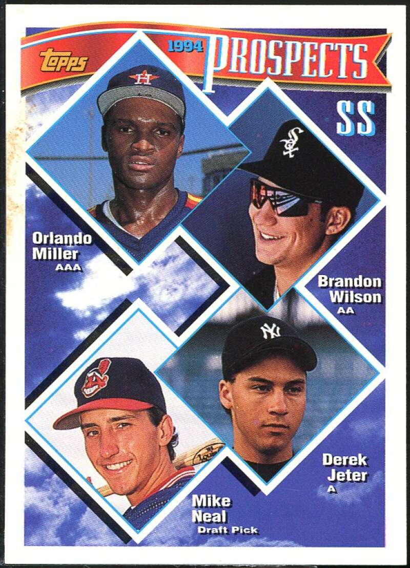 Derek Jeter Prospects Card 1994 Topps #158 Image 1