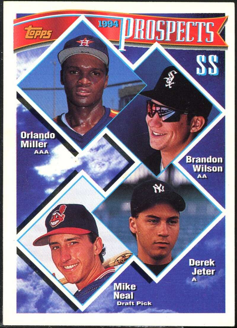 Derek Jeter Prospects Card 1994 Topps #158 Image 1