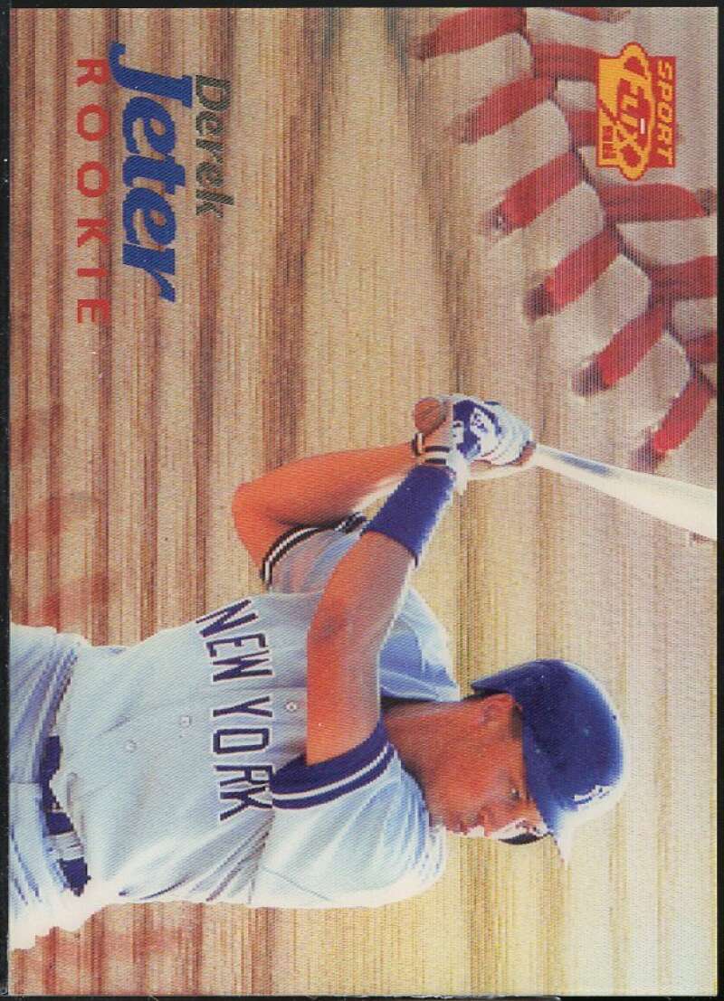 Derek Jeter Rookie Card 1996 Sportflix #139 Image 1