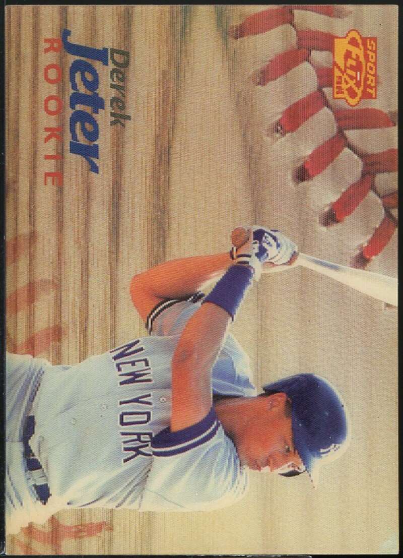 Derek Jeter Rookie Card 1996 Sportflix #139 Image 1