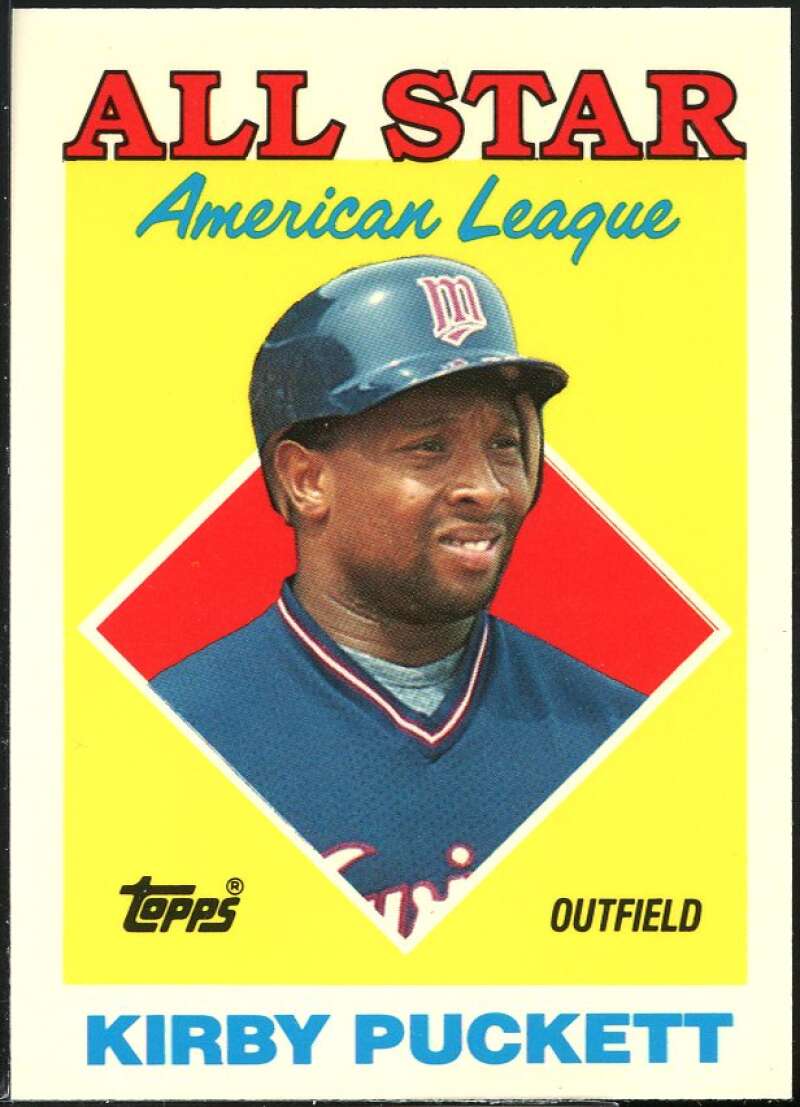 Kirby Puckett AS Card 1988 Topps Tiffany #391 Image 1