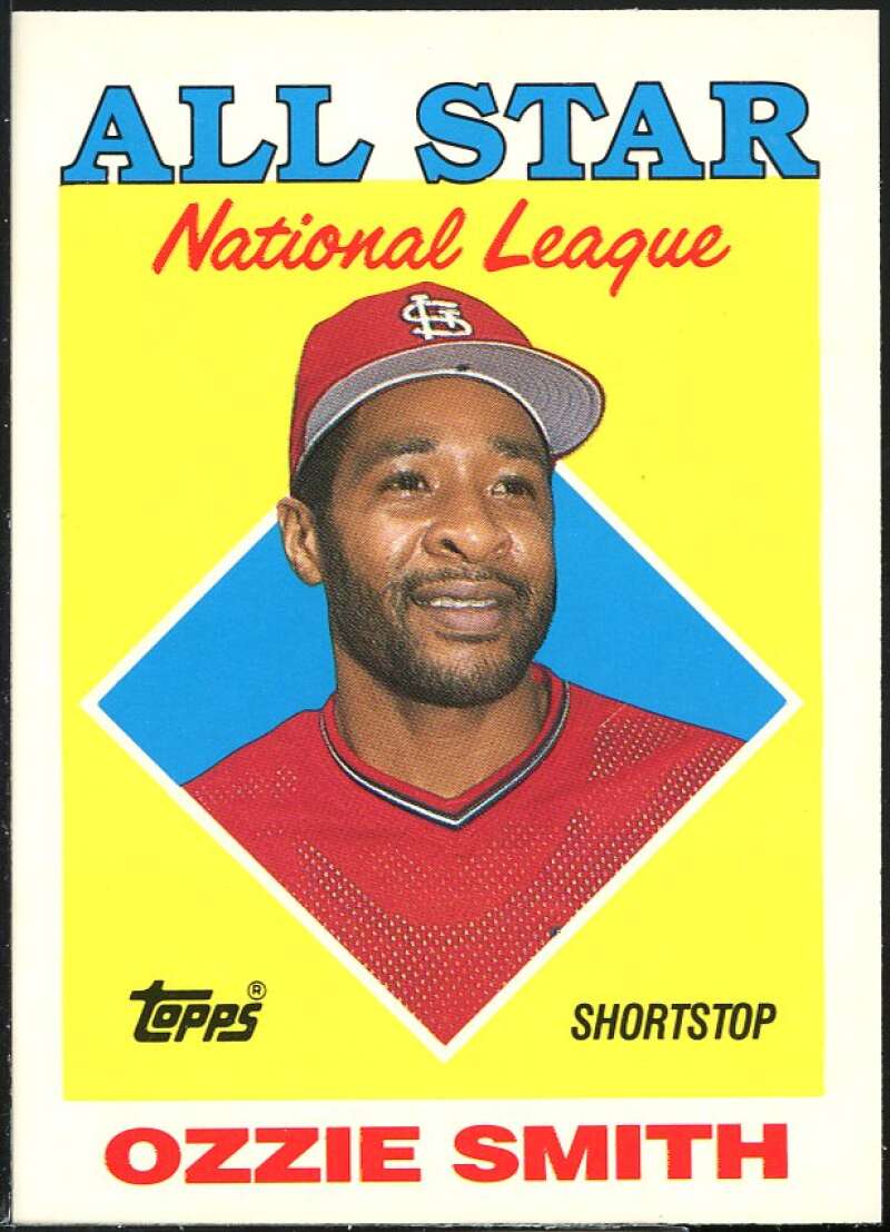 Ozzie Smith AS Card 1988 Topps Tiffany #400 Image 1