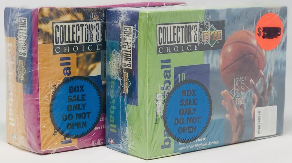 1995-96 UD Collector's Choice French/English Series 1&2 Basketball Box Image 2