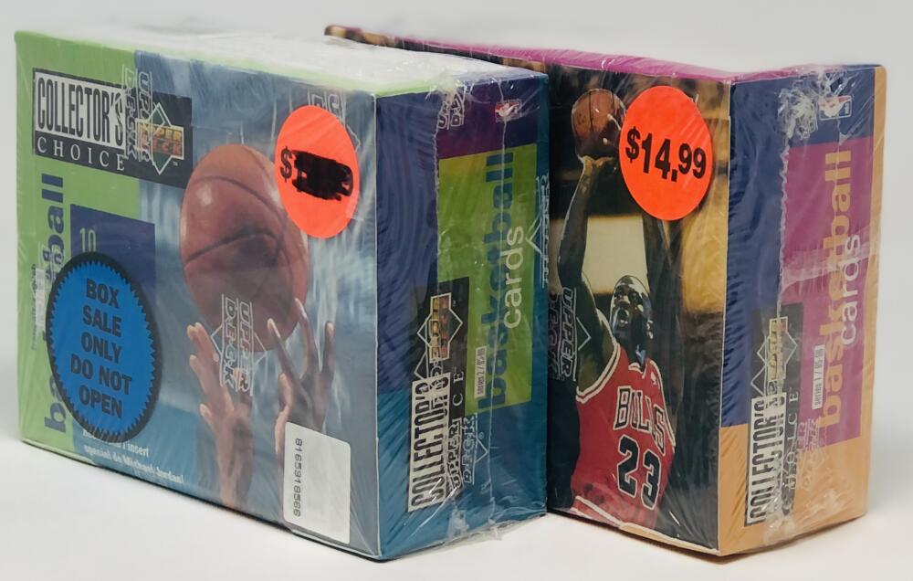 1995-96 UD Collector's Choice French/English Series 1&2 Basketball Box Image 3