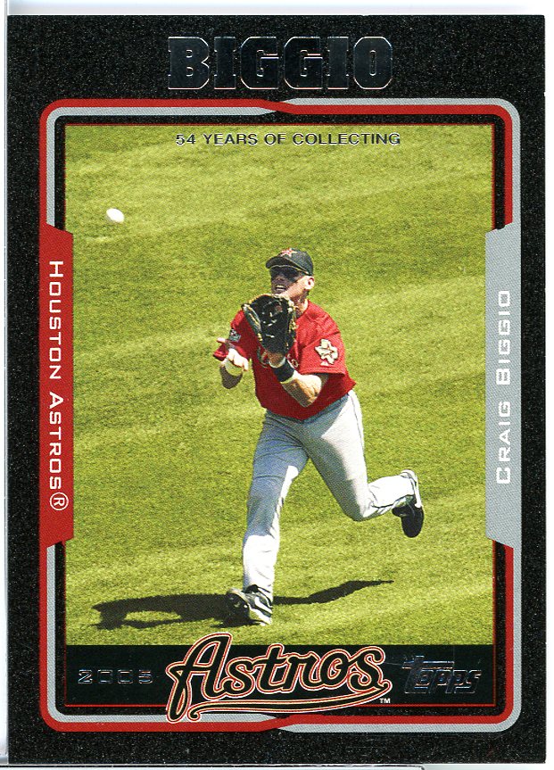 Craig Biggio Card 2005 Topps Black #31 Image 1