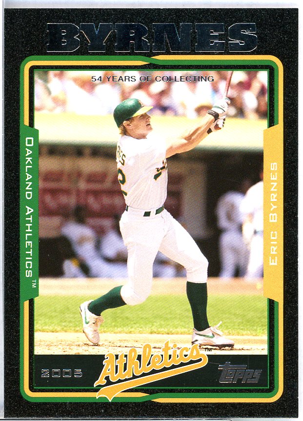 Eric Byrnes Card 2005 Topps Black #37 Image 1