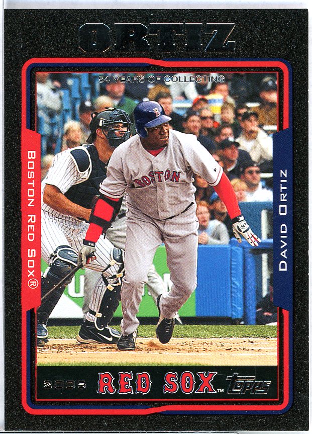 David Ortiz Card 2005 Topps Black #49 Image 1