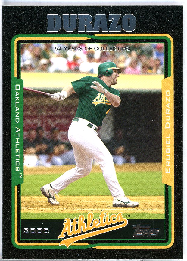 Erubiel Durazo Card 2005 Topps Black #63 Image 1