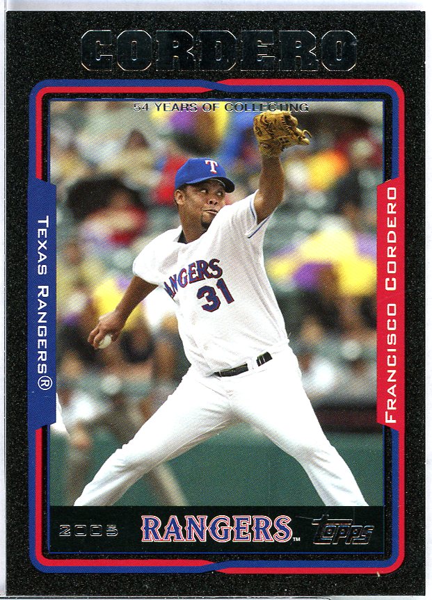 Francisco Cordero Card 2005 Topps Black #68 Image 1