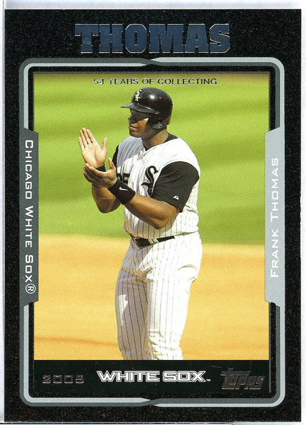 Frank Thomas Card 2005 Topps Black #75 Image 1