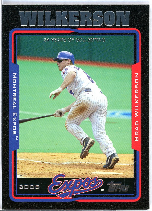 Brad Wilkerson Card 2005 Topps Black #79 Image 1