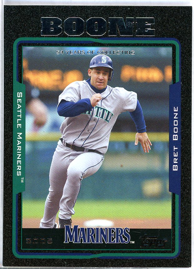 Bret Boone Card 2005 Topps Black #90 Image 1