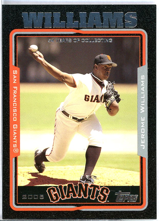 Jerome Williams Card 2005 Topps Black #92 Image 1