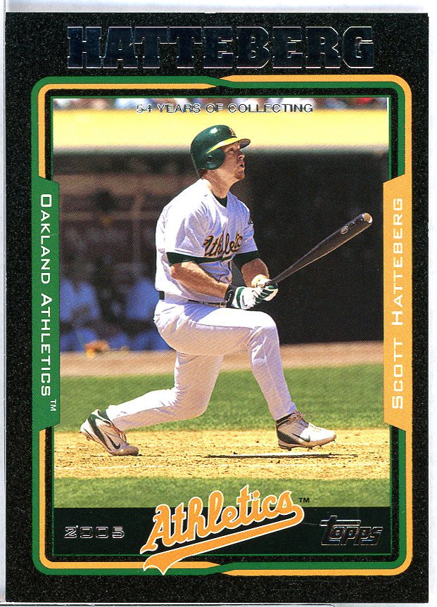 Scott Hatteberg Card 2005 Topps Black #99 Image 1