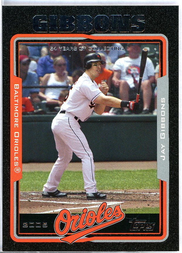 Jay Gibbons Card 2005 Topps Black #103 Image 1