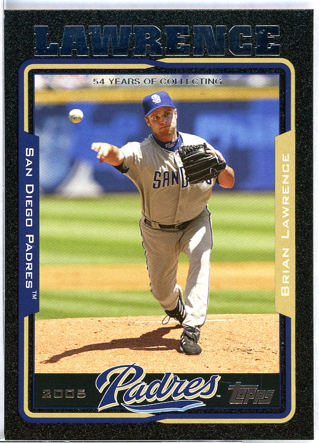 Brian Lawrence Card 2005 Topps Black #112 Image 1