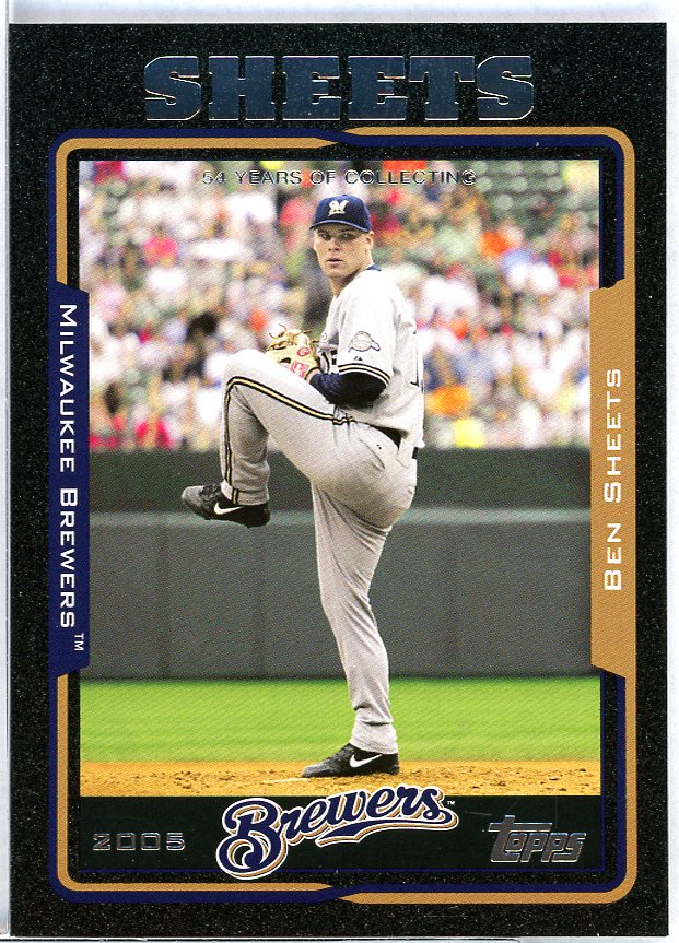 Ben Sheets Card 2005 Topps Black #115 Image 1