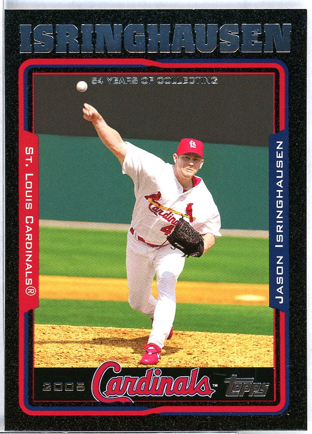 Jason Isringhausen Card 2005 Topps Black #126 Image 1