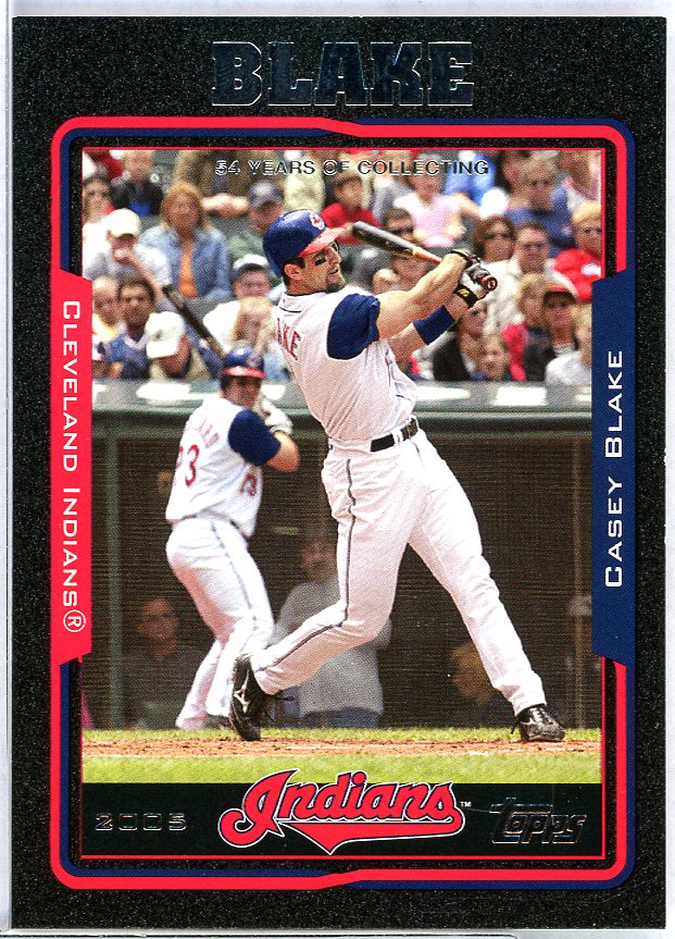 Casey Blake Card 2005 Topps Black #135 Image 1