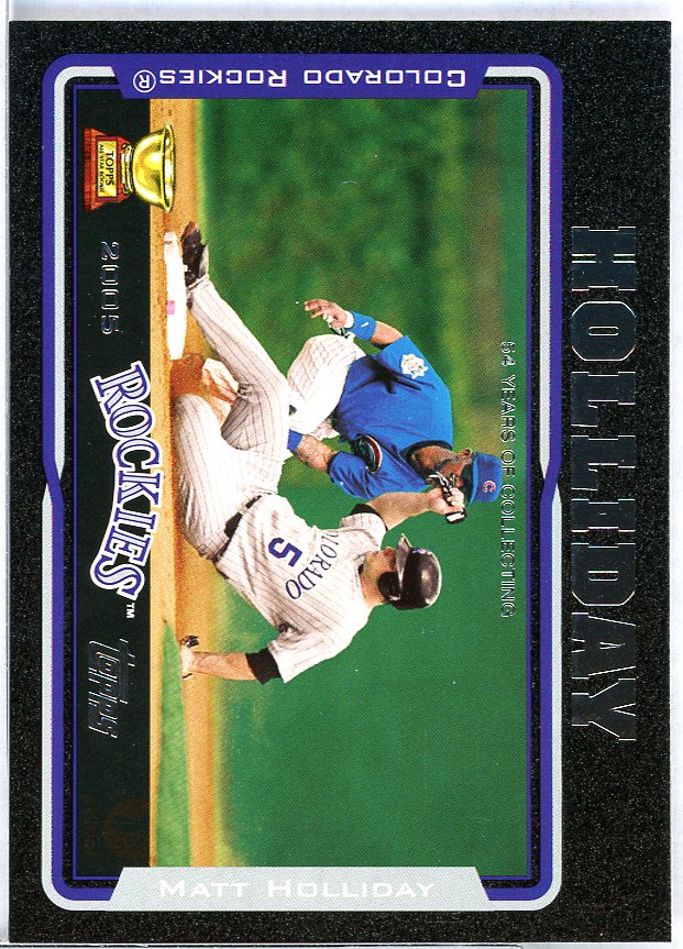 Matt Holliday Card 2005 Topps Black #136 Image 1