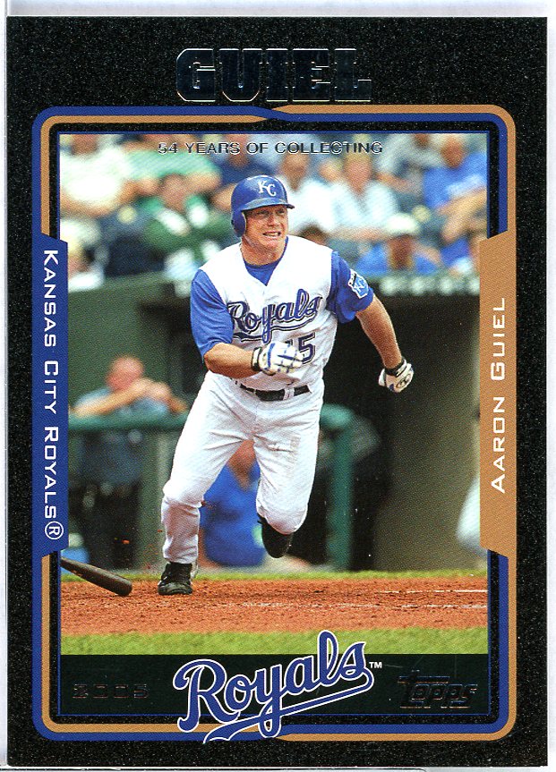 Aaron Guiel Card 2005 Topps Black #141 Image 1