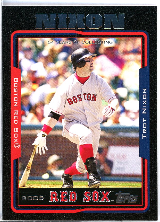 Trot Nixon Card 2005 Topps Black #154 Image 1