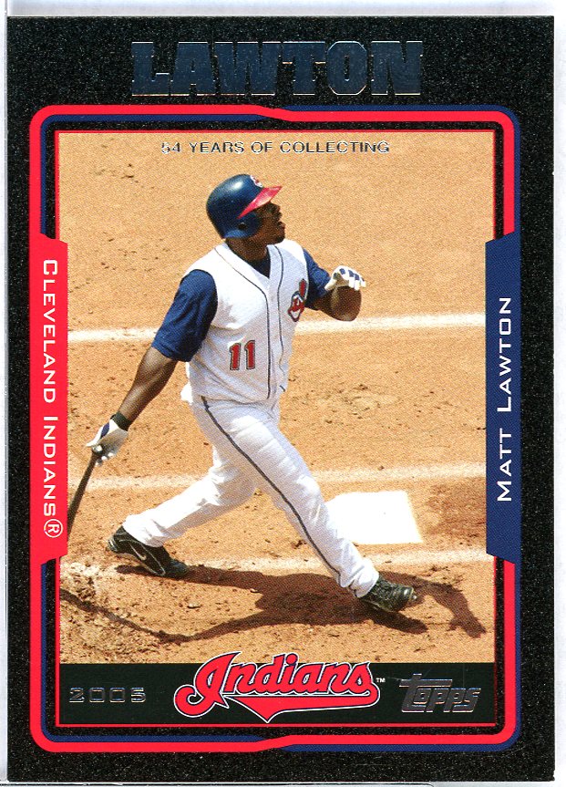 Matt Lawton Card 2005 Topps Black #158 Image 1