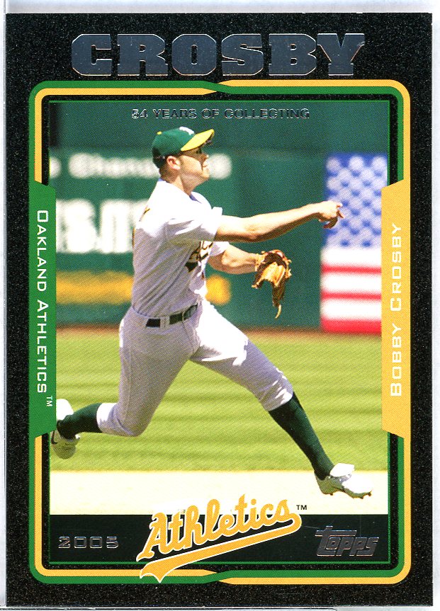 Bobby Crosby Card 2005 Topps Black #169 Image 1