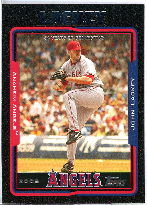 John Lackey Card 2005 Topps Black #176 Image 1