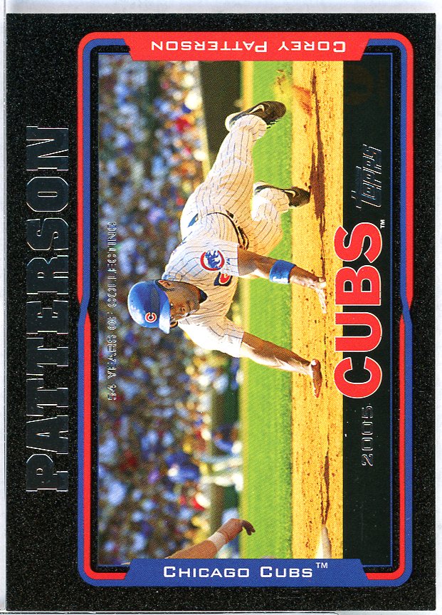 Corey Patterson Card 2005 Topps Black #181 Image 1