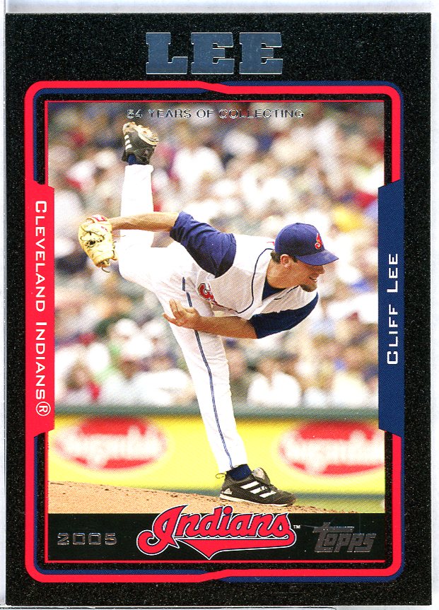 Cliff Lee Card 2005 Topps Black #183 Image 1