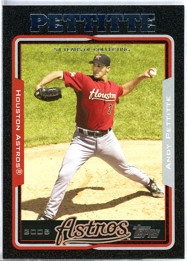 Andy Pettitte Card 2005 Topps Black #187 Image 1