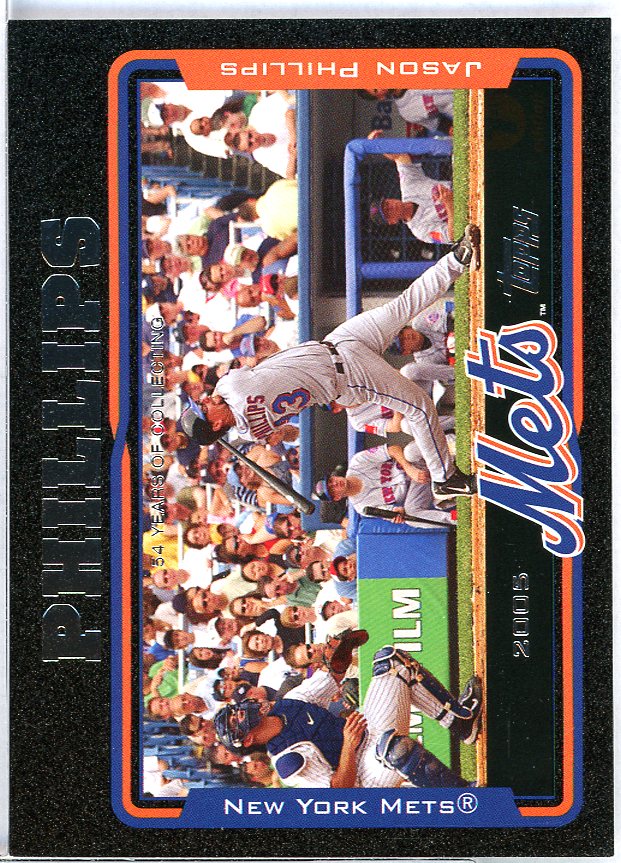 Jason Phillips Card 2005 Topps Black #190 Image 1