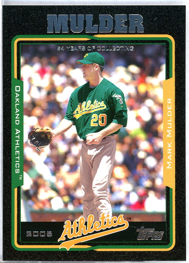 Mark Mulder Card 2005 Topps Black #193 Image 1