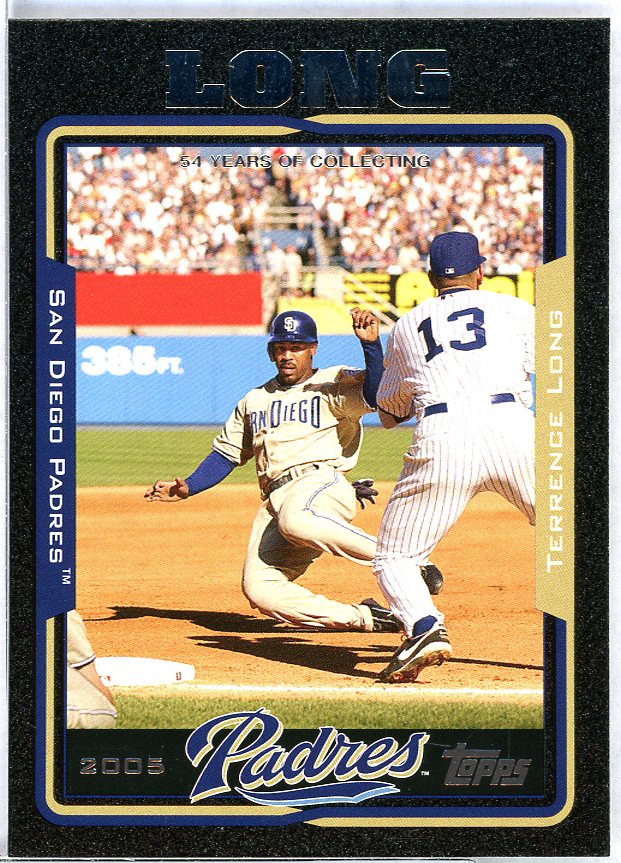 Terrence Long Card 2005 Topps Black #196 Image 1