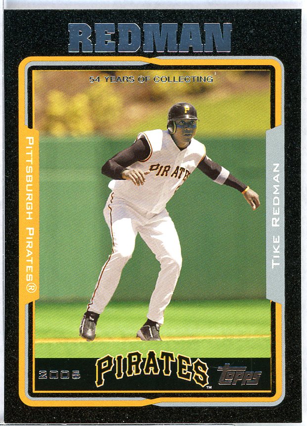 Tike Redman Card 2005 Topps Black #204 Image 1