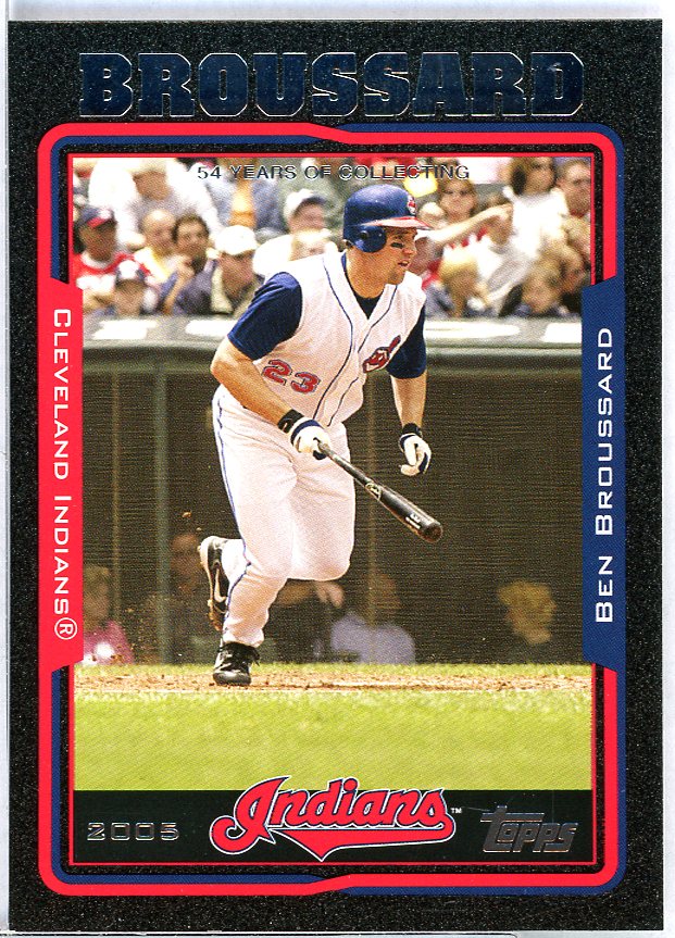 Ben Broussard Card 2005 Topps Black #208 Image 1