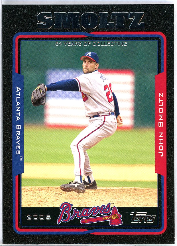 John Smoltz Card 2005 Topps Black #213 Image 1