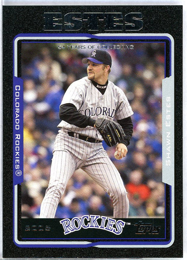 Shawn Estes Card 2005 Topps Black #219 Image 1