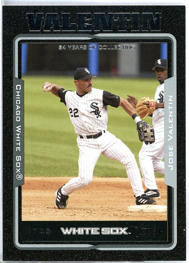 Jose Valentin Card 2005 Topps Black #245 Image 1