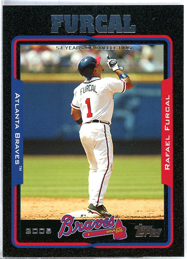 Rafael Furcal Card 2005 Topps Black #247 Image 1