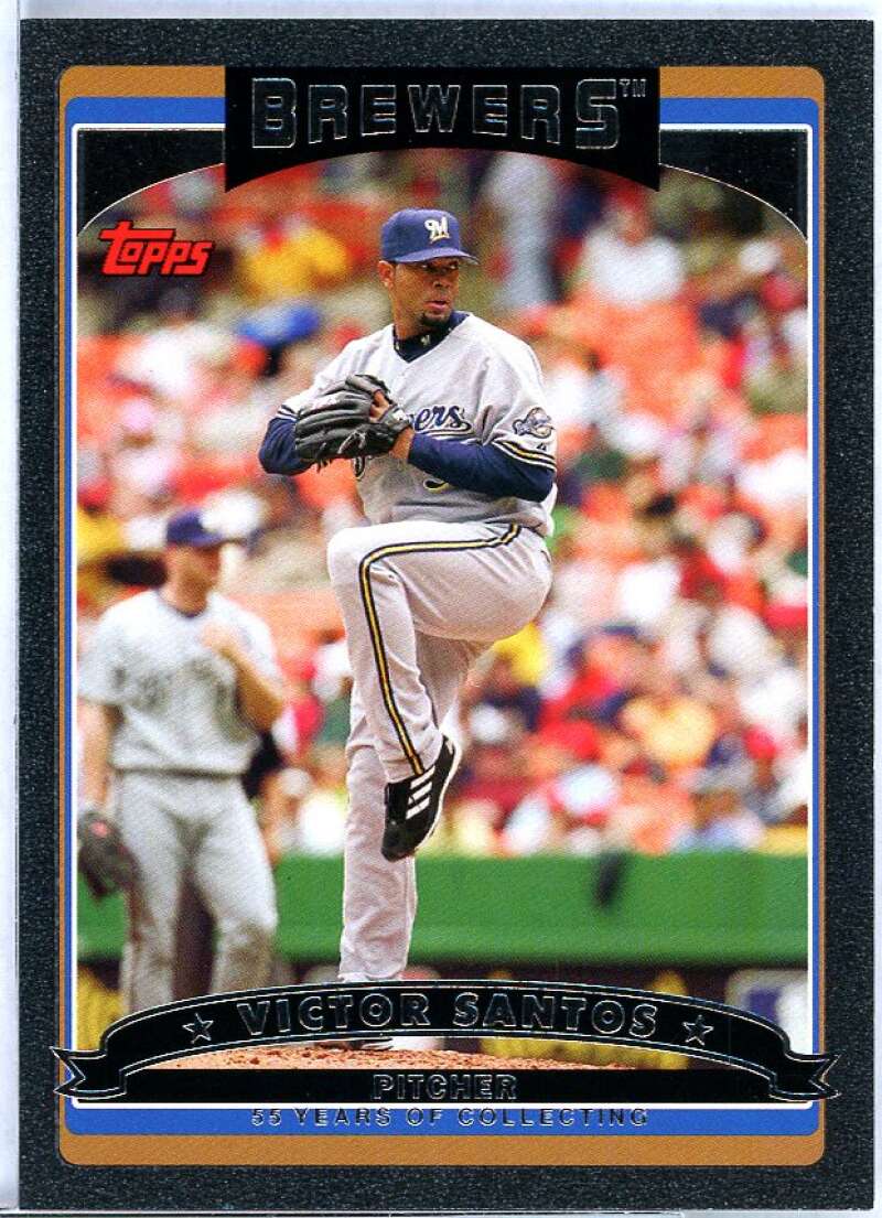 Victor Santos Card 2006 Topps Black #17 Image 1