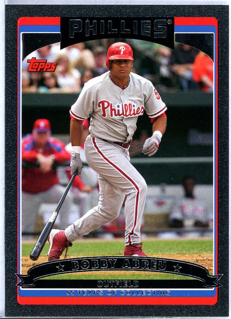 Bobby Abreu Card 2006 Topps Black #20 Image 1