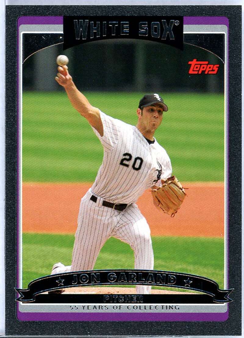 Jon Garland Card 2006 Topps Black #30 Image 1