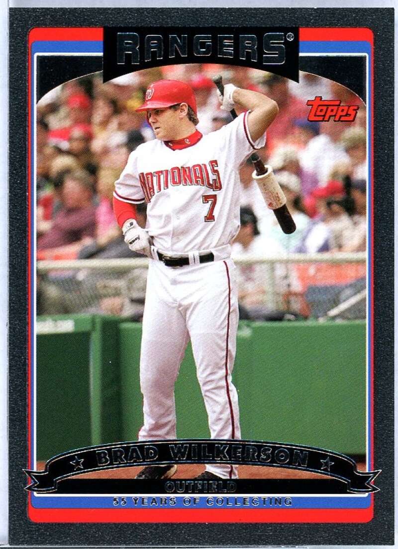 Brad Wilkerson Card 2006 Topps Black #35 Image 1